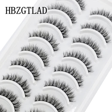 NEW 10 Pairs Natural Long False Eyelashes